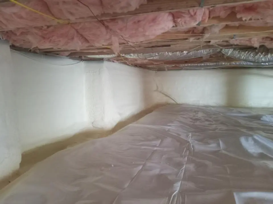 Crawl space encapsulation with closed-cell spray foam for Roof Maintenance in Prairie Ridge